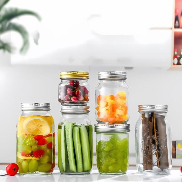 Regular Mouth Mason Jars 750ml - Image 3
