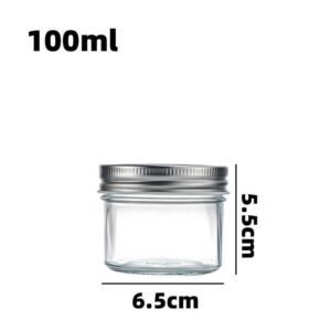 tapered mason jar 100ml