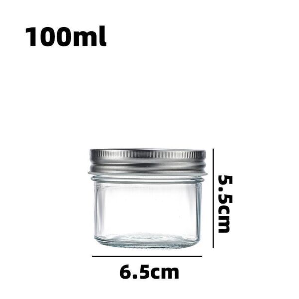 tapered mason jar 100ml