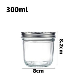 tapered mason jar 300ml