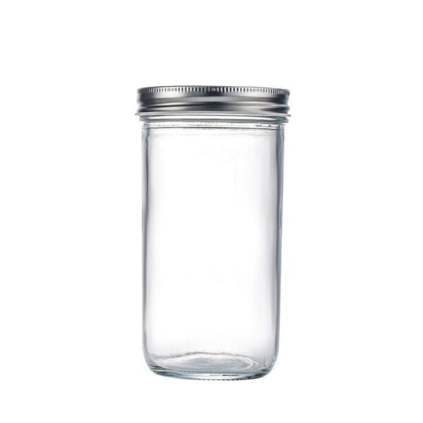 tapered mason jar 650ml