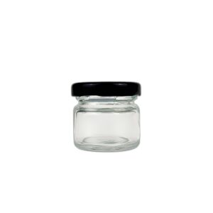 mini round glass jar 25ml 55g
