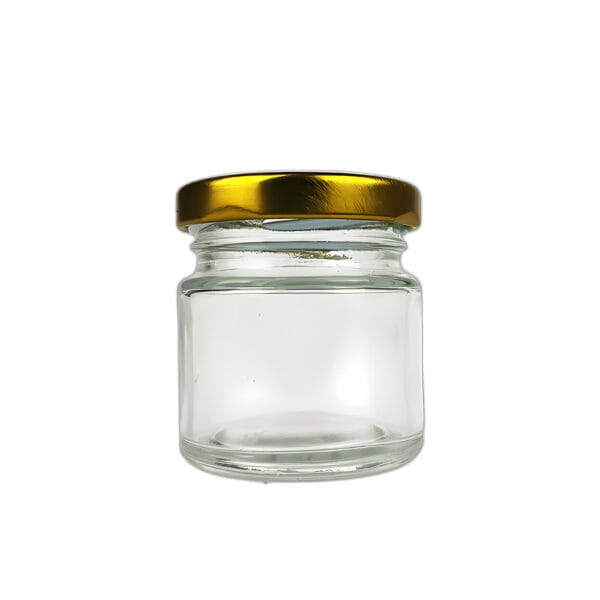 mini round glass jar 75ml 82g