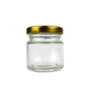 mini round glass jar 75ml 82g